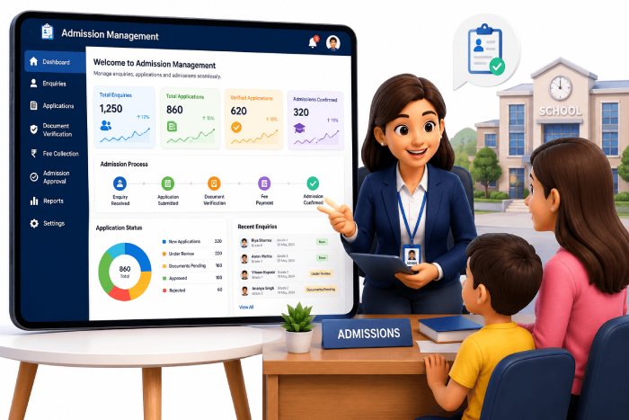 Skoolium Admissions Dashboard